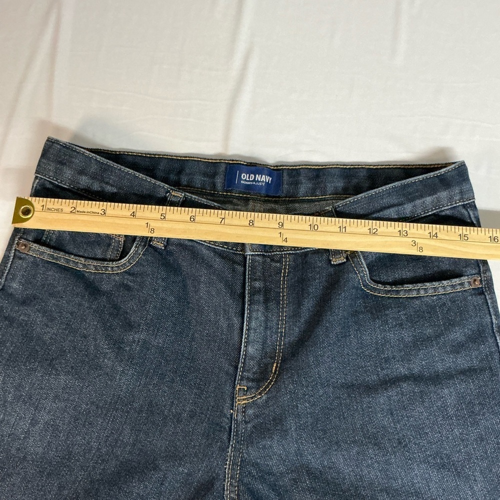 Old Navy Kids' Dark Blue Denim Jeans size 18 Regular - Picture 6 of 10